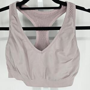 Velocity Womens Sz XL High Impact Sports Bra Light Purple Racerback